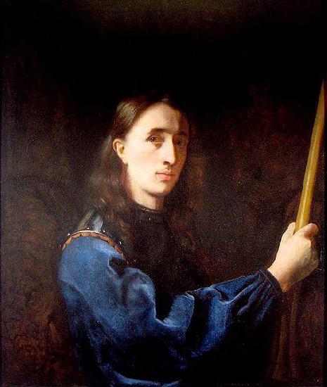 unknow artist Self-Portrait in a Blue Coat with Cuirass